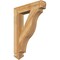 Ekena Millwork Funston Arts & Crafts Rough Sawn Bracket, Western Red Cedar, 4"W x 22"D x 30"H BKT04X22X30FST03RWR - alternate 1